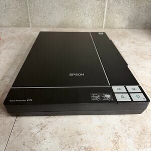 Epson Perfection V37 J232C Optical Flatbed Scanner Tested Working With Power